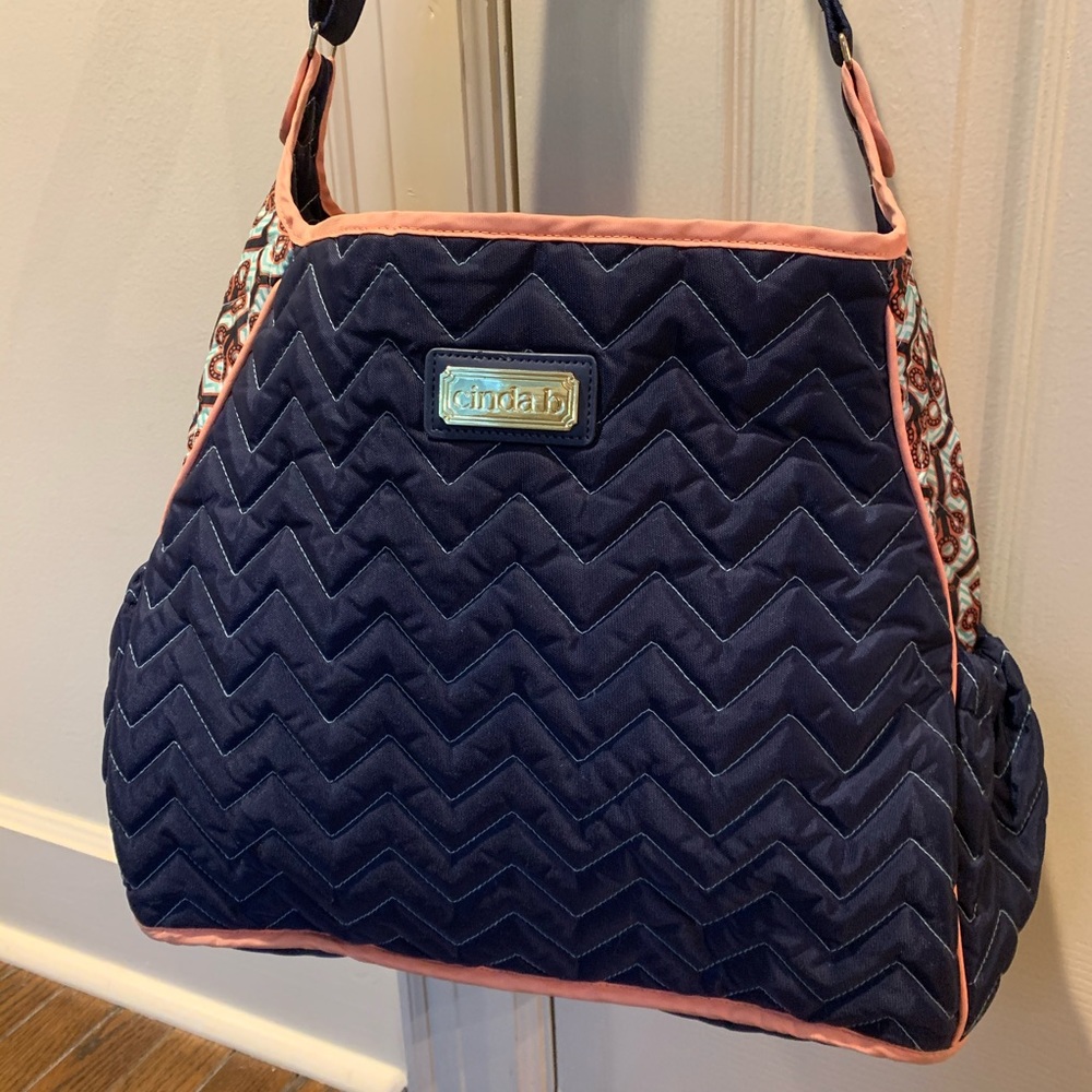 Cinda B Diaper/Baby Bag and Changing Pad - Neptune